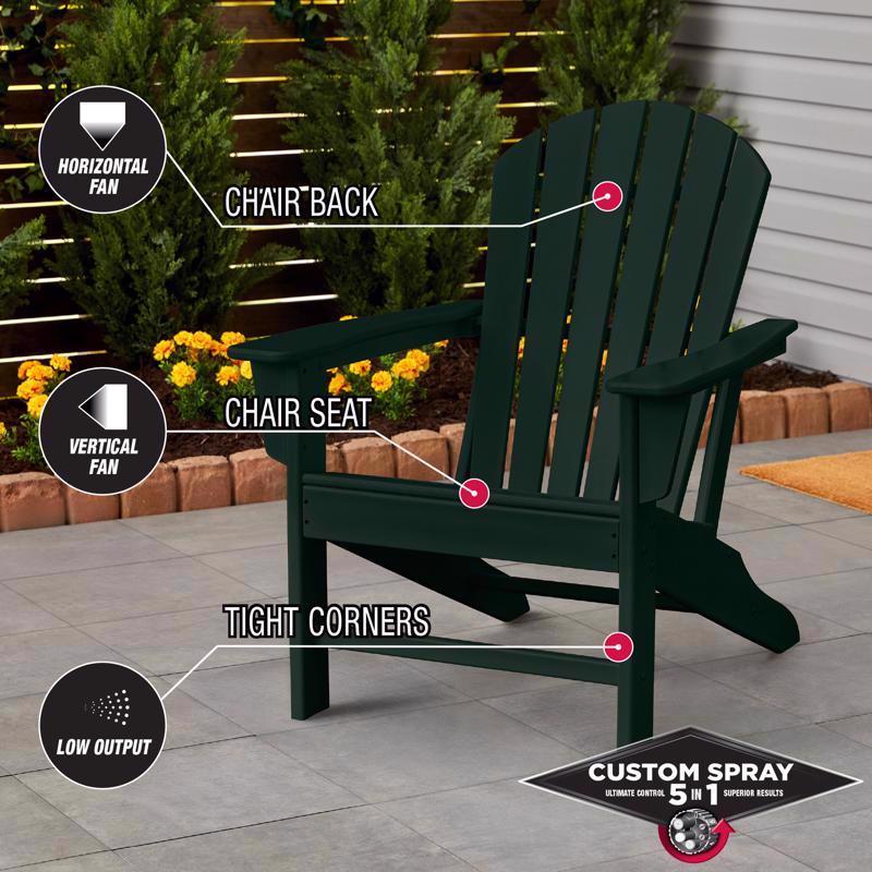 Rust-Oleum Stops Rust 5-in-1 Indoor/Outdoor Satin Hunter Green Oil-Based Oil Modified Alkyd Protecti