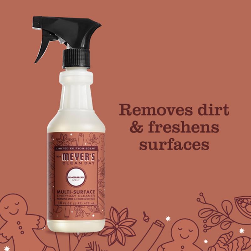 Mrs. Meyer's Clean Day Gingerbread Scent Multi-Purpose Cleaner Liquid Spray 16 oz