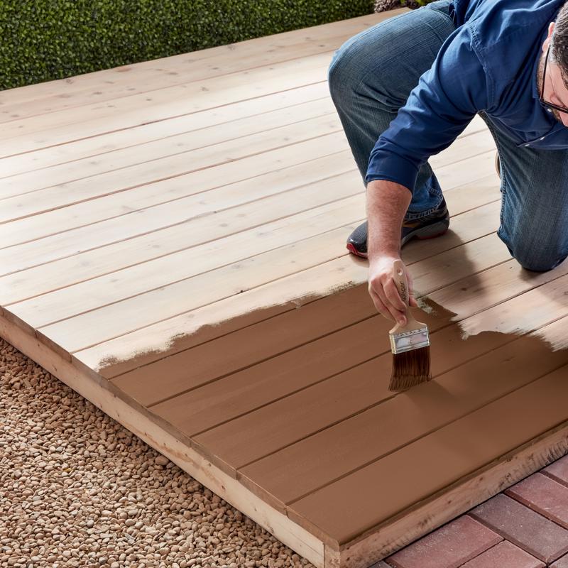 Valspar Transparent Canyon Brown Stain and Sealer 1 gal