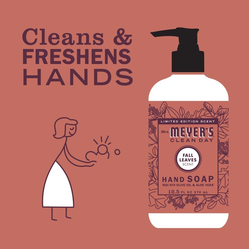 Mrs. Meyer's Clean Day Fall Leaves Scent Liquid Hand Soap 12.5 oz