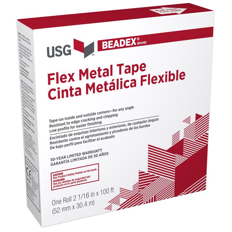 FLEX TAPE METAL WHT 100'
