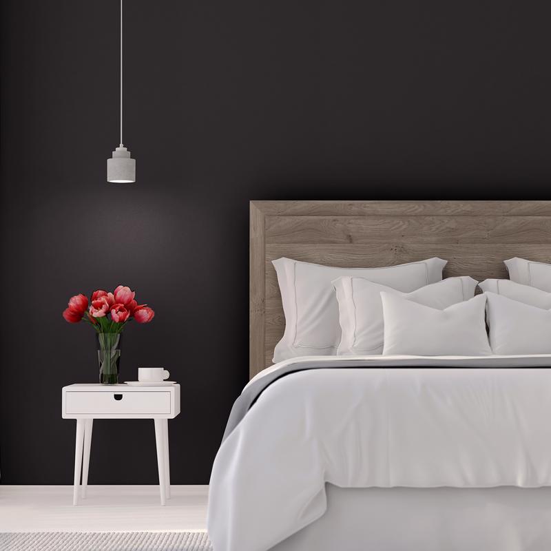 Rust-Oleum Sure Color Flat Black Water-Based Paint + Primer Interior 1 gal