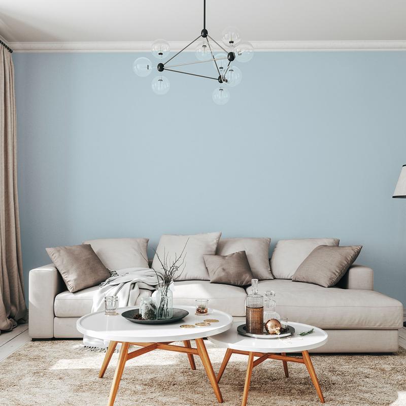 Rust-Oleum Sure Color Eggshell Sky Blue Water-Based Paint + Primer Interior 1 gal