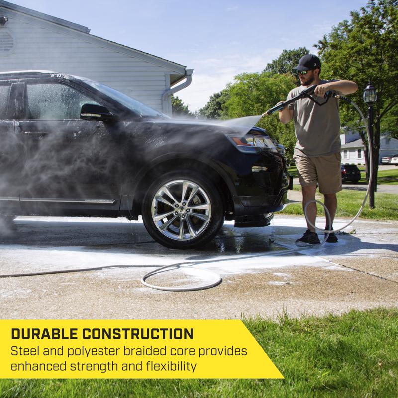 SurfaceMaxx 3/8 in. D X 50 ft. L Pressure Washer Hose 4500 psi