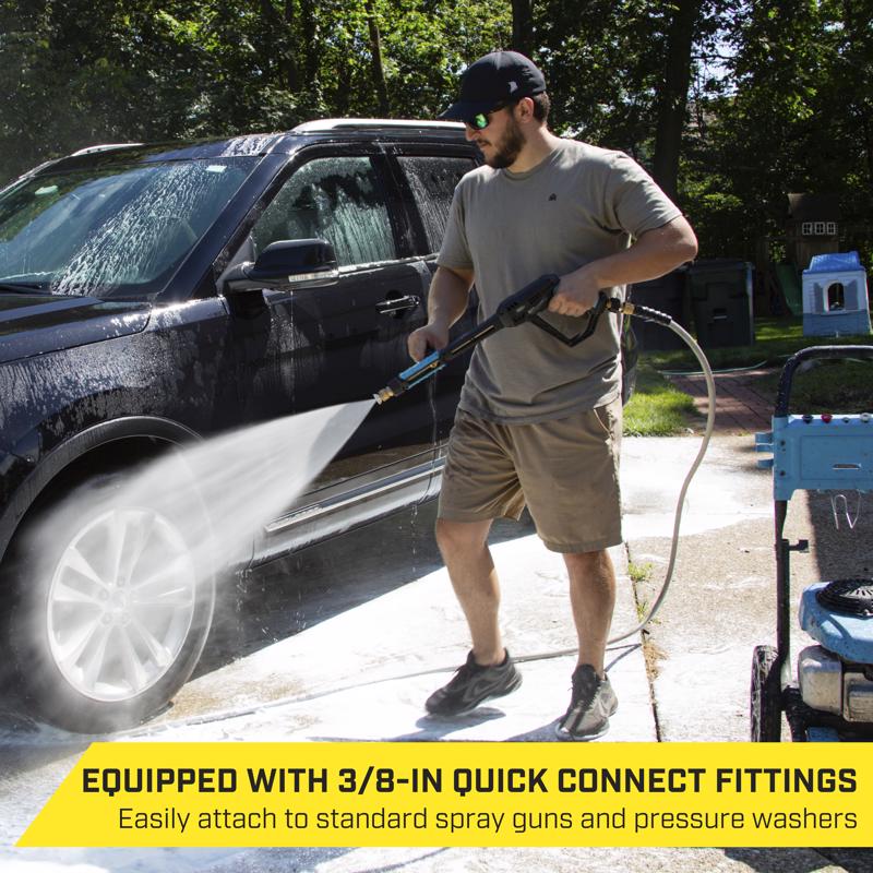 SurfaceMaxx 3/8 in. D X 50 ft. L Pressure Washer Hose 4500 psi