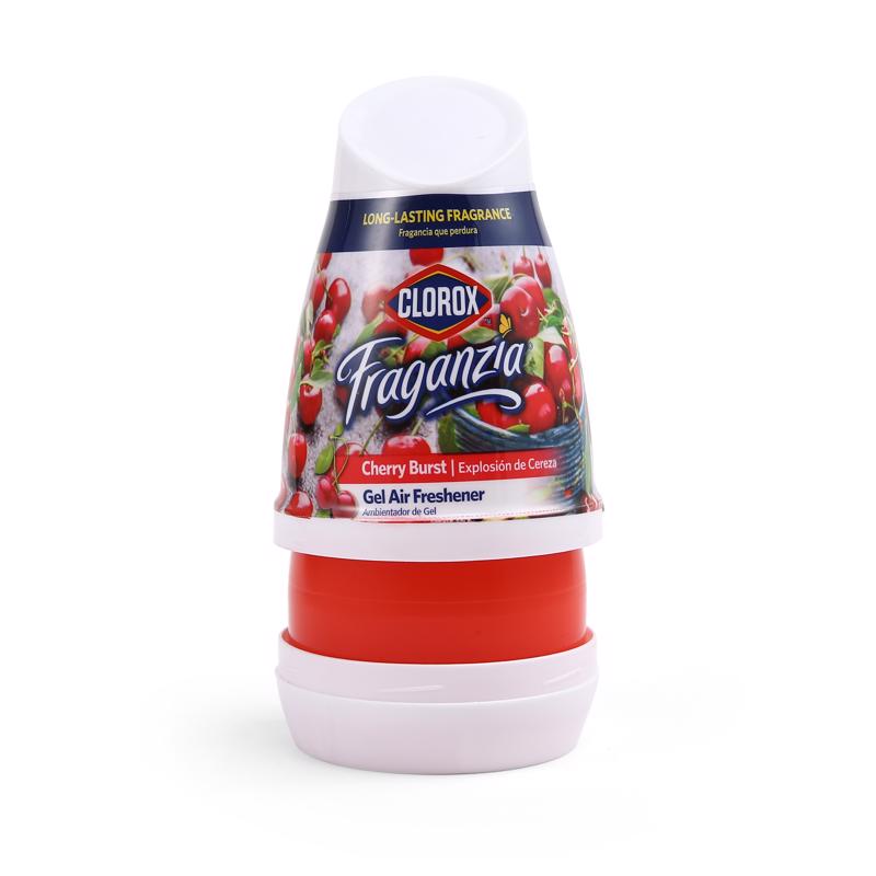 Clorox Fraganzia Cherry Burst Scent Air Freshener 6 oz Gel 1 pk
