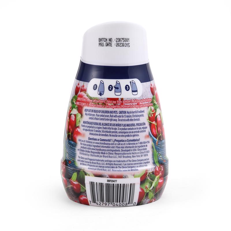 Clorox Fraganzia Cherry Burst Scent Air Freshener 6 oz Gel 1 pk