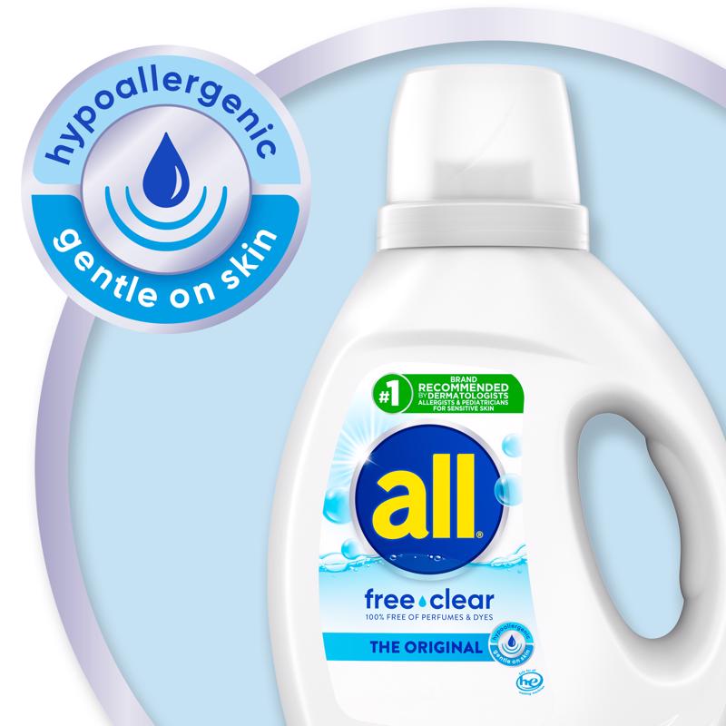 All No Scent Detergent Liquid 88 1 pk