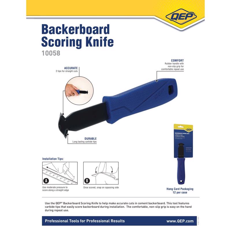 QEP 9.5 in. H Carbide Flooring Knife 1 pk