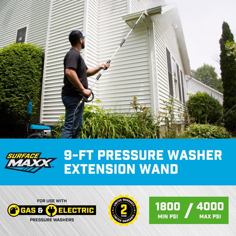 SurfaceMaxx 9 ft. L Extended Reach Wands 4000 psi