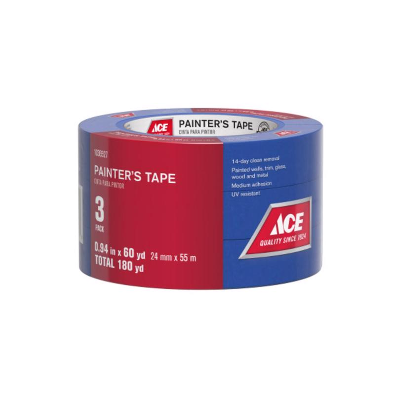 PAINT TAPE BLU .94"W 3PK