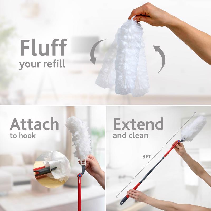 O-Cedar Flex and Catch Microfiber Duster Kit 36 in. L 1 pk