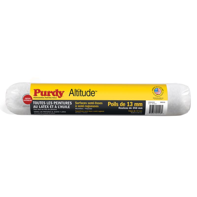 Purdy Altitude Poly Micro 14 in. W X 1/2 in. Regular Paint Roller Cover 1 pk