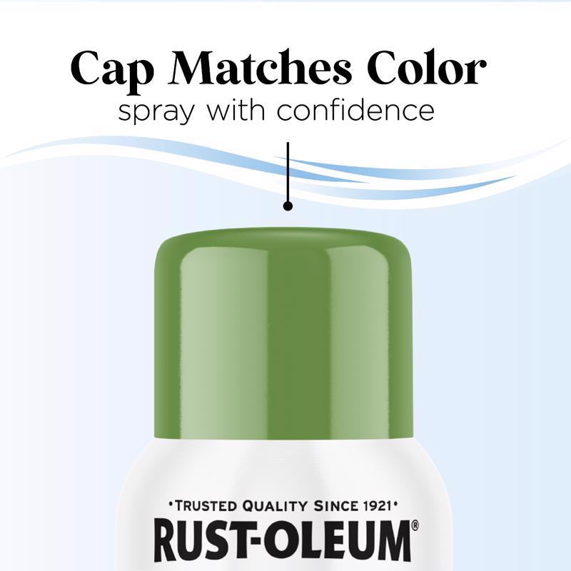 Rust-Oleum Low Odor Gloss Lucky Green Spray Paint 11 oz