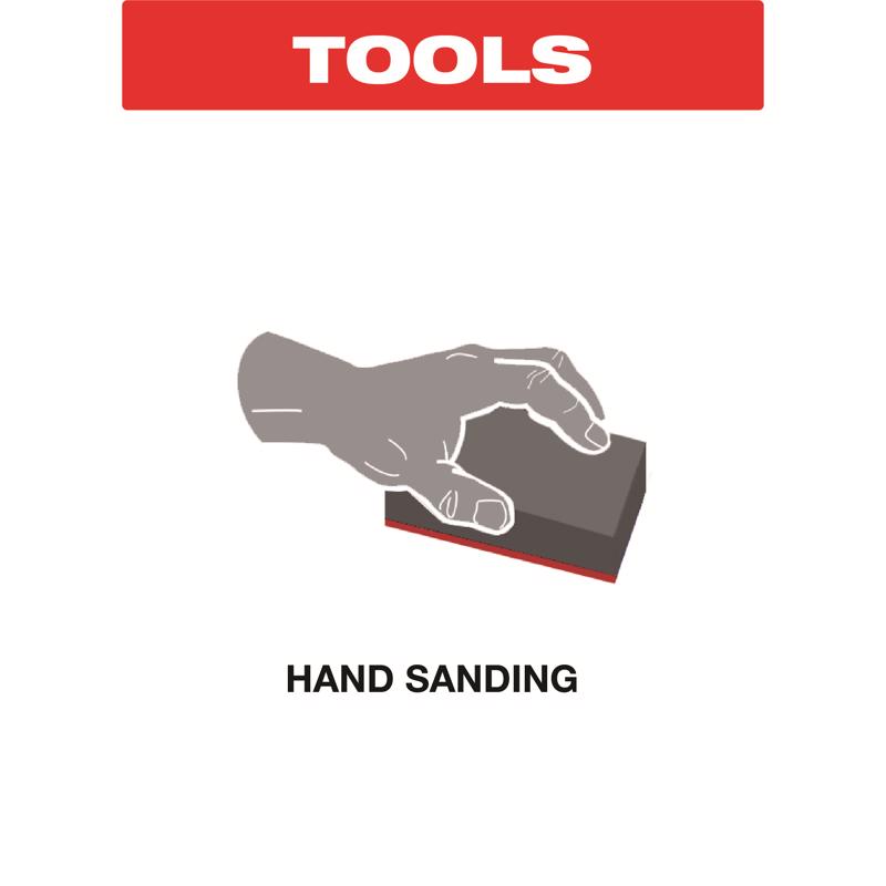 Diablo 4 in. L X 2-1/2 in. W X 1 in. 180 Grit Ultra Fine Flat Surface Sanding Sponge