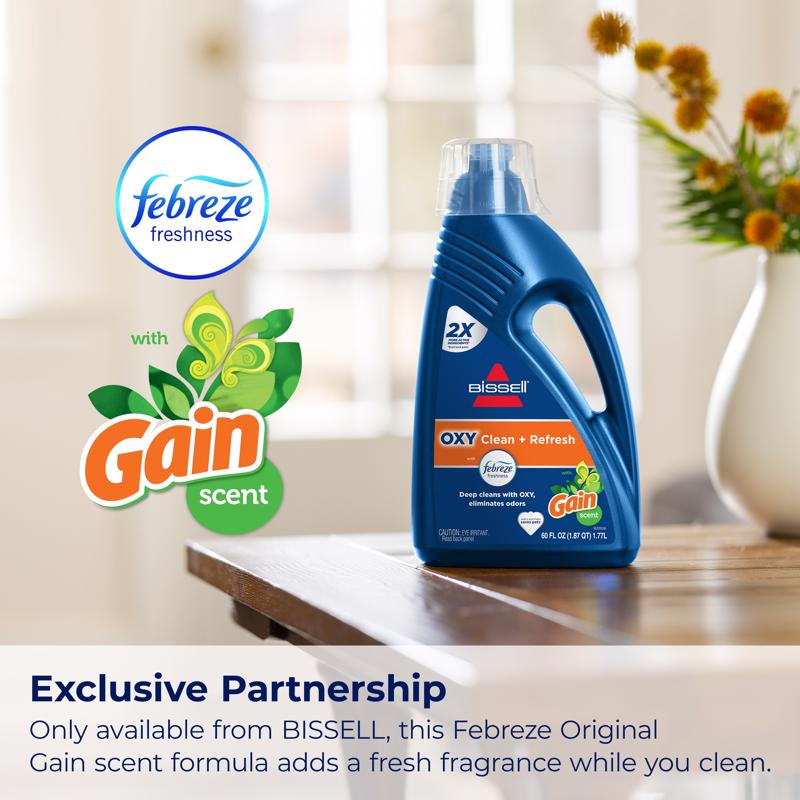 OXY Febreze Floral. Original Gain Scent Carpet and Upholstery Cleaner 60 fl. oz. Liquid Concentrated