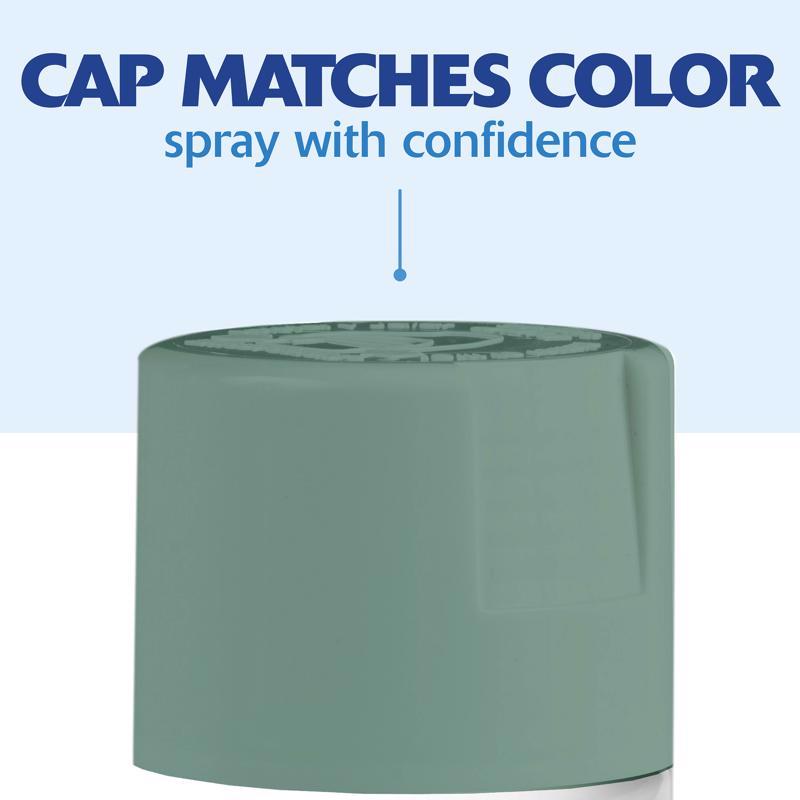Rust-Oleum Painter's Touch 2X Ultra Cover Satin Eucalyptus Paint+Primer Spray Paint 12 oz