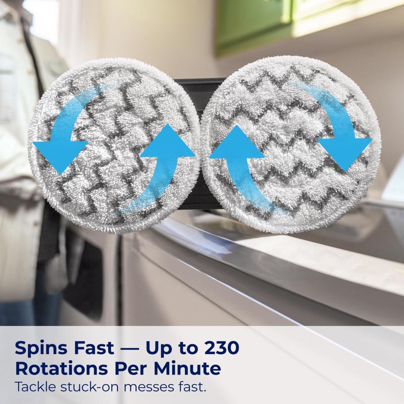 Bissell SpinWave Cleaning Pads For Steam Mop 1 pk