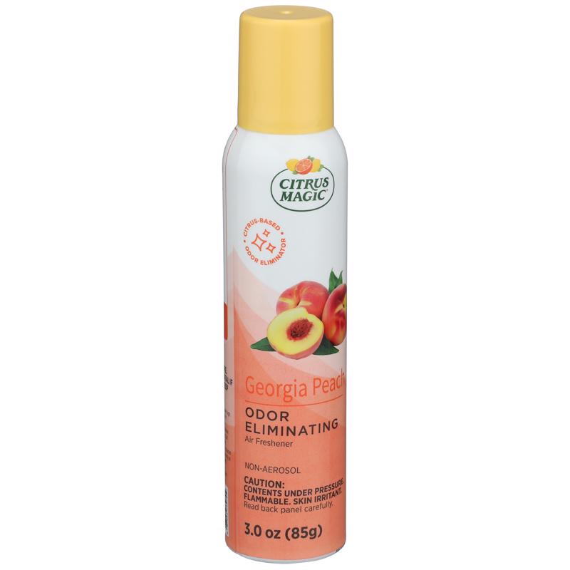 Citrus Magic Georgia Peach Scent Air Freshener Spray 3 oz Aerosol 1 pk