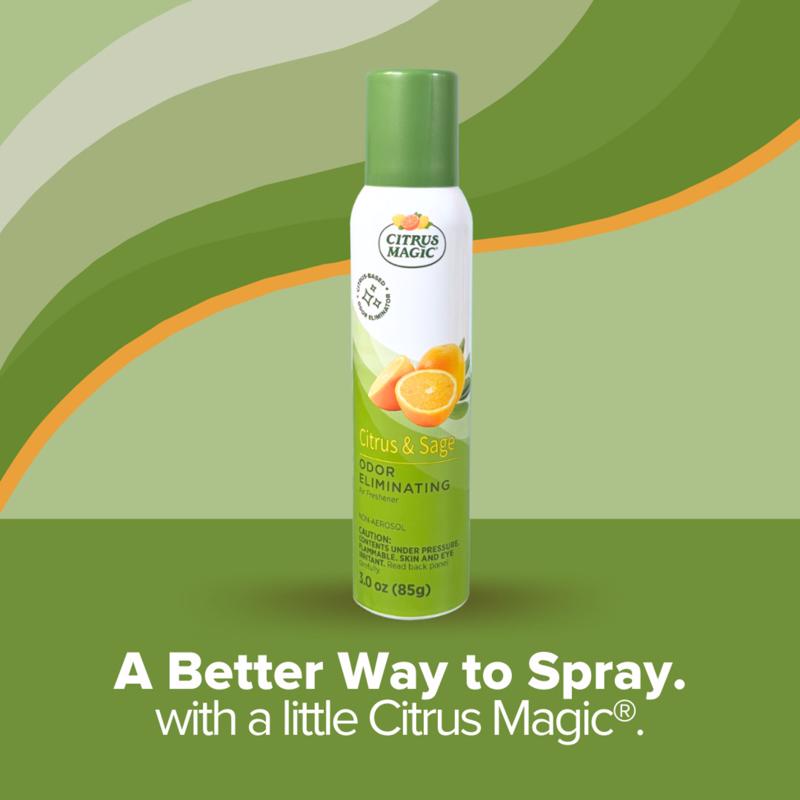 Citrus Magic Citrus and Sage Scent Air Freshener Spray 3 oz Aerosol 1 pk