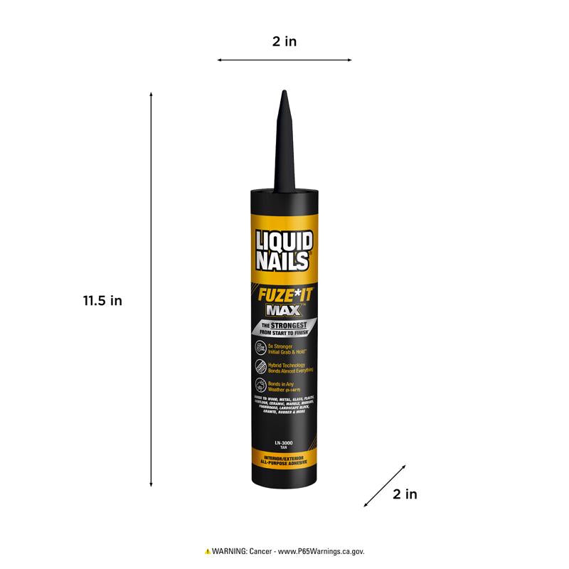 Liquid Nails All Purpose Construction Adhesive 9 oz