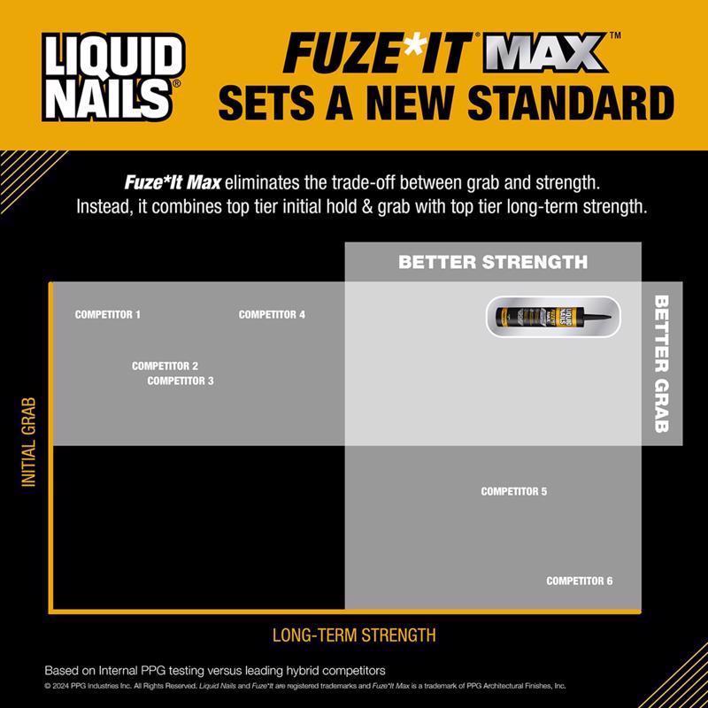 Liquid Nails All Purpose Construction Adhesive 9 oz