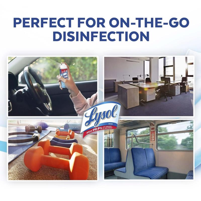 Lysol Crisp Linen Scent Disinfectant 1.5 oz 1 pk