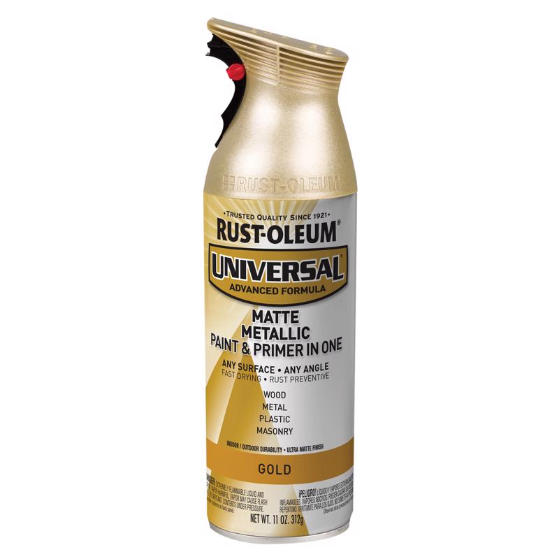 Rust-Oleum Universal Metallic Gold Metallic Spray Paint 11 oz