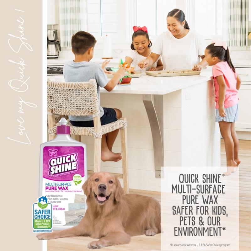 Quick Shine High Gloss Floor Wax Liquid 27 oz
