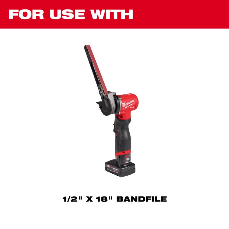 Milwaukee 18 in. L X 0.5 in. W Ceramic Sanding Belt 4 pk