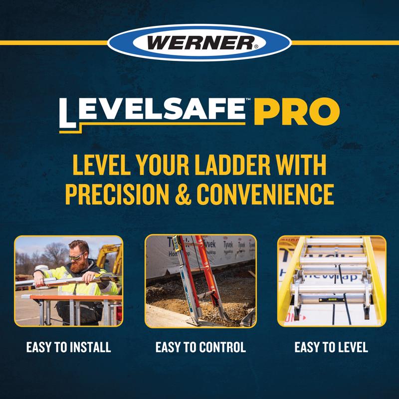 Werner Aluminum Ladder Leveler 1 pk
