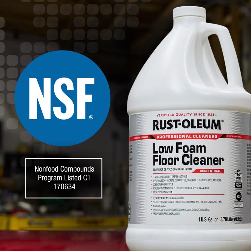 Rust-Oleum Professional Cleaners Lemon Scent Floor Cleaner Liquid 1 gal
