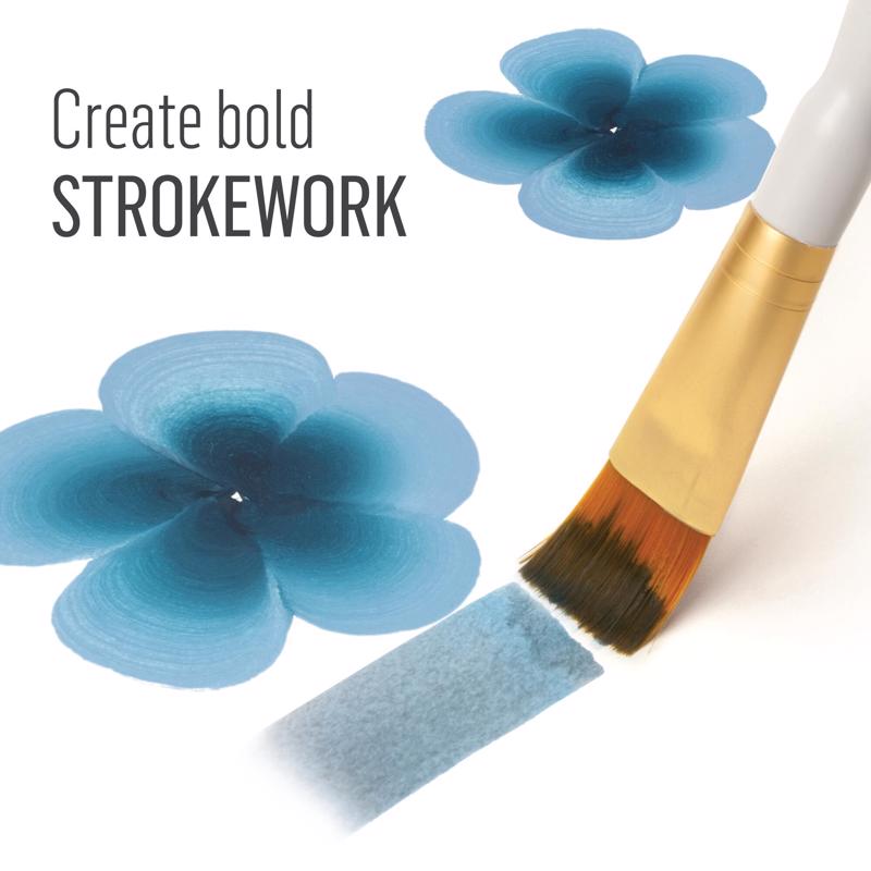 FolkArt Angle/Flat Wash Brush Set