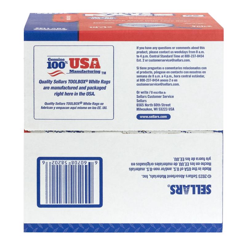 ToolBox Rags 10 in. W X 11 in. L 200 sheet