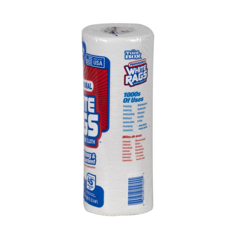 ToolBox Recycled Fibers Rags 9 in. W X 11 in. L 55 sheet