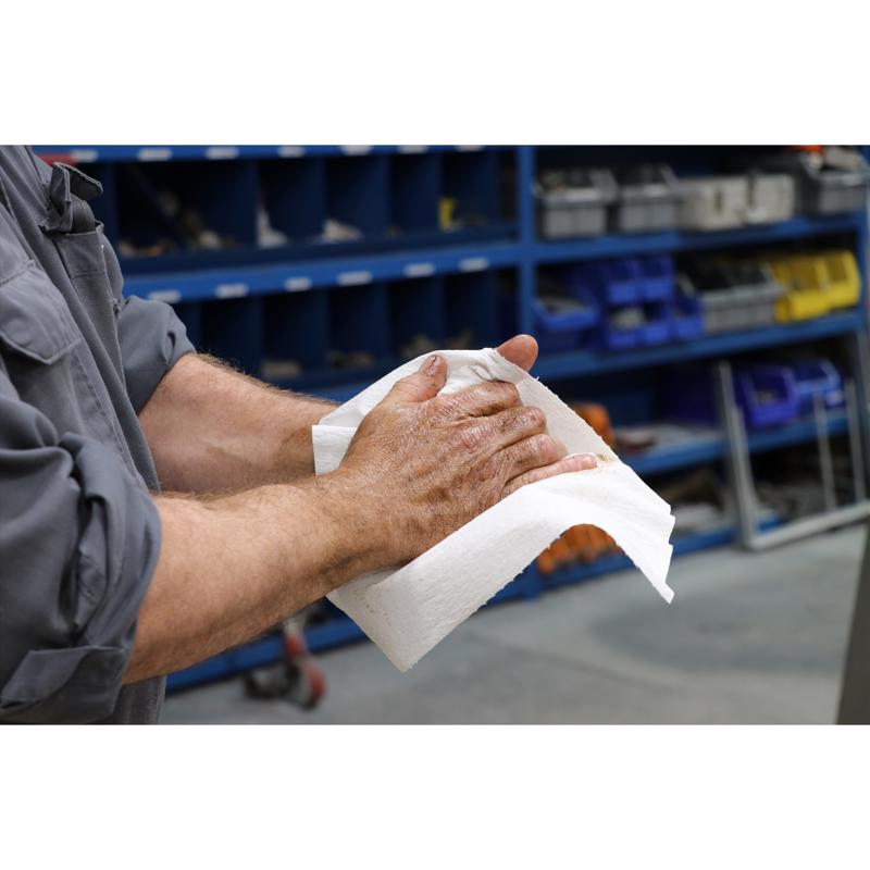 ToolBox Recycled Fibers Rags 9 in. W X 11 in. L 55 sheet