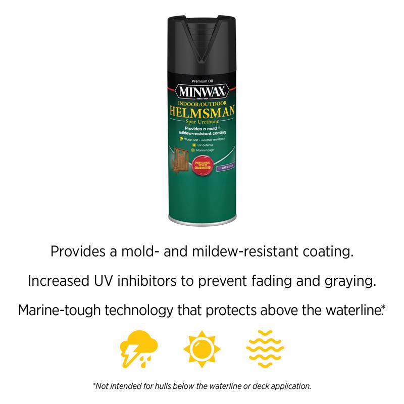 Minwax Helmsman Warm Gloss Clear Solvent-Based Spar Urethane 11 oz