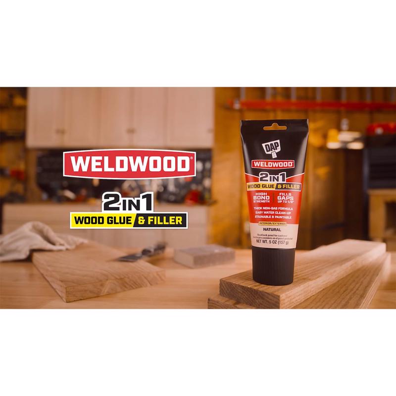 DAP Weldwood Cream Wood Glue and Filler 5 oz