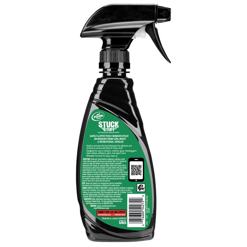 Turtle Wax Odorless Liquid Adhesive Remover 12 oz