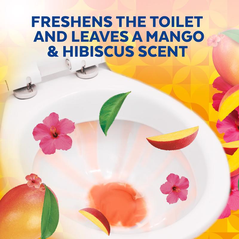 Lysol Brand New Day Mango and Hibiscus Scent Toilet Bowl Cleaner 24 oz Gel