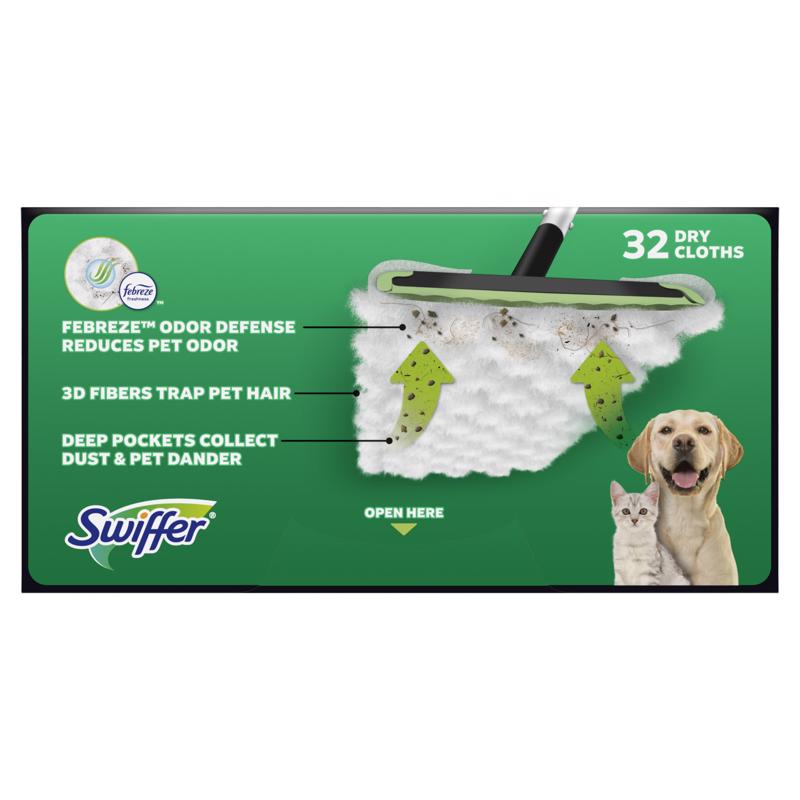 Swiffer 10.3 in. Polyester Blend Sweeping Pad