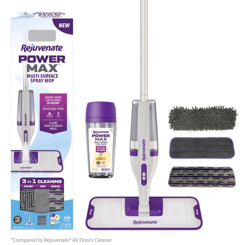 Rejuvenate Power Max 15.44 in. W Mop Kit