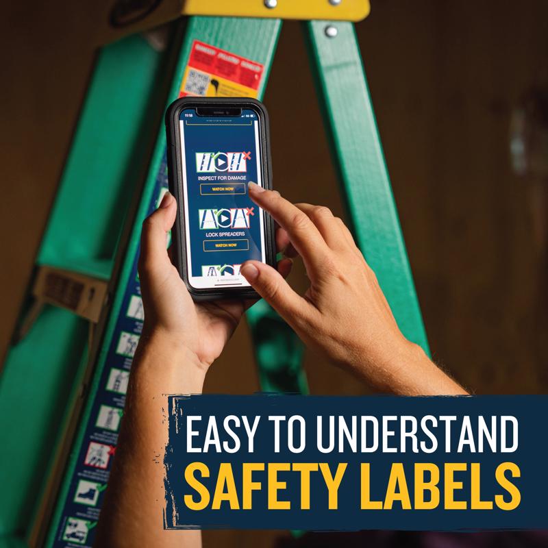 Werner 4 ft. H Fiberglass Step Ladder Type II 225 lb. capacity