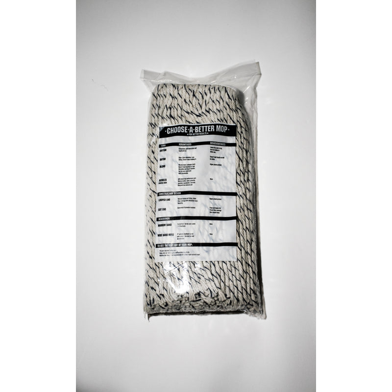 Elite Mops and Brooms #12 Cut End Cotton Mop Refill 1 pk
