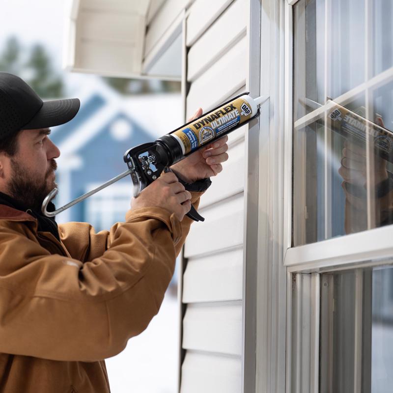 DAP Dynaflex Ultimate White Premium Latex Window and Door Caulk Sealant 10.1 oz.
