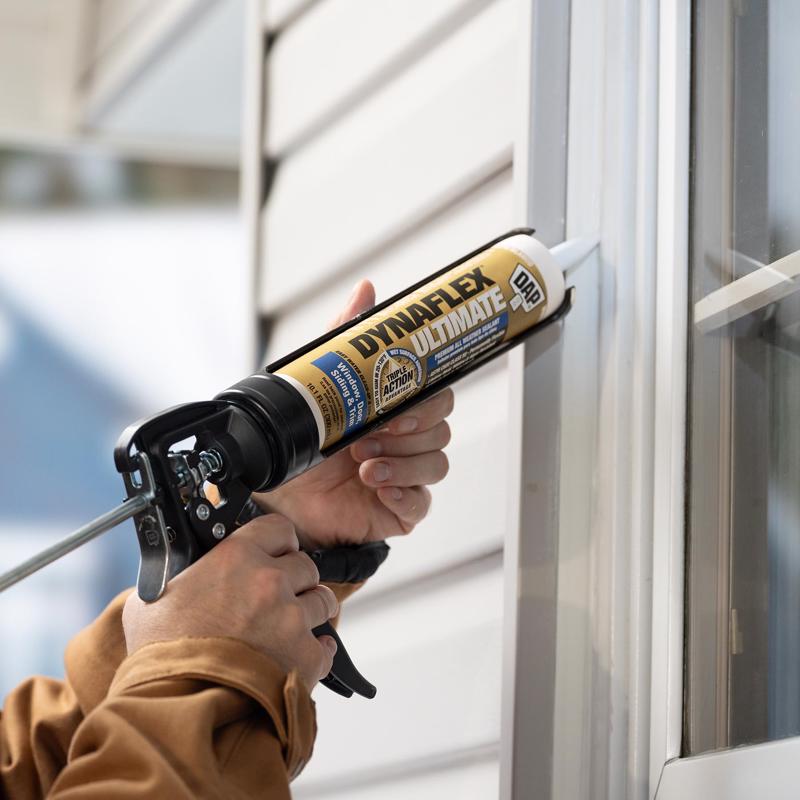 DAP Dynaflex Ultimate White Premium Latex Window and Door Caulk Sealant 10.1 oz.