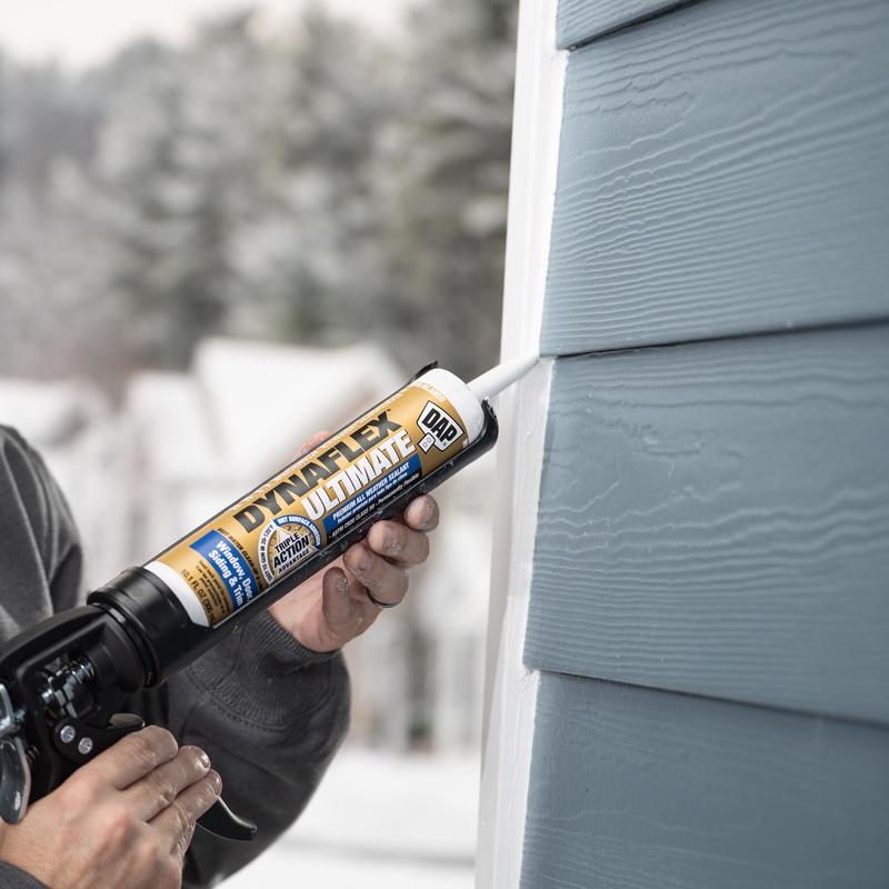 DAP Dynaflex Ultimate White Premium Latex Window and Door Caulk Sealant 10.1 oz.