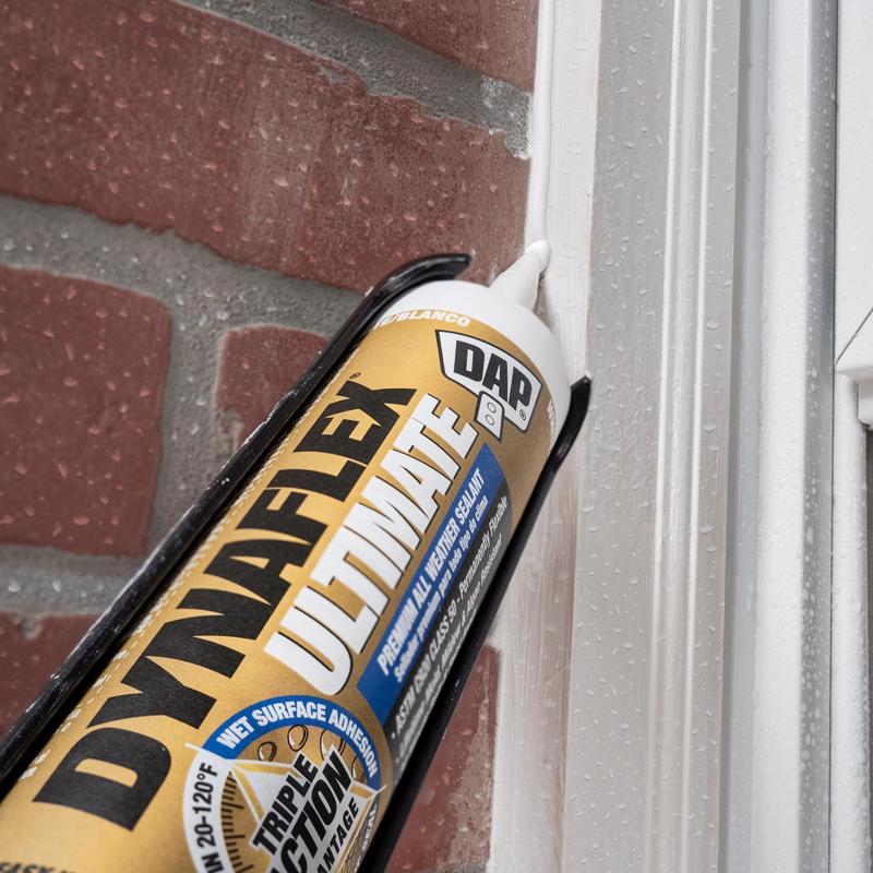 DAP Dynaflex Ultimate White Premium Latex Window and Door Caulk Sealant 10.1 oz.