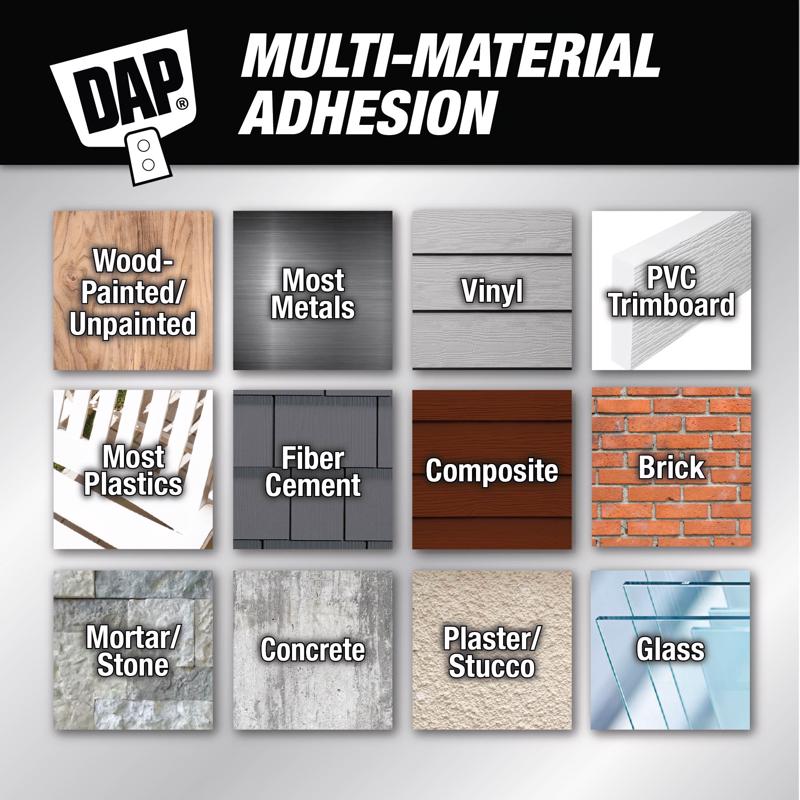 DAP Dynaflex Ultimate Clear Premium Latex Door/Siding/ Window Caulk Sealant 10.1 oz.