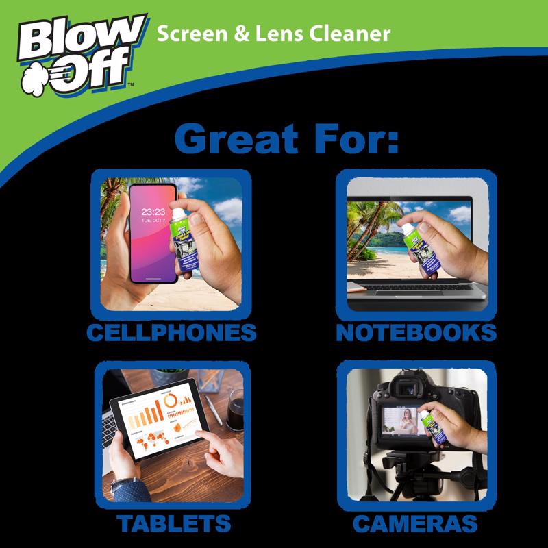 Blow Off No Scent Flat Screen and Monitor Cleaner 1.4 oz. Spray